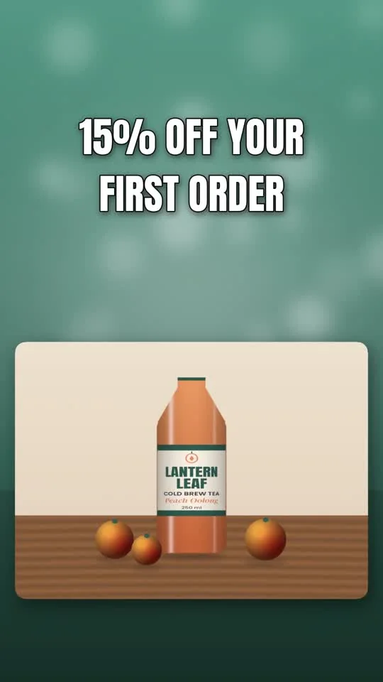 Opening frame of a 9:16 motion ad for a test product